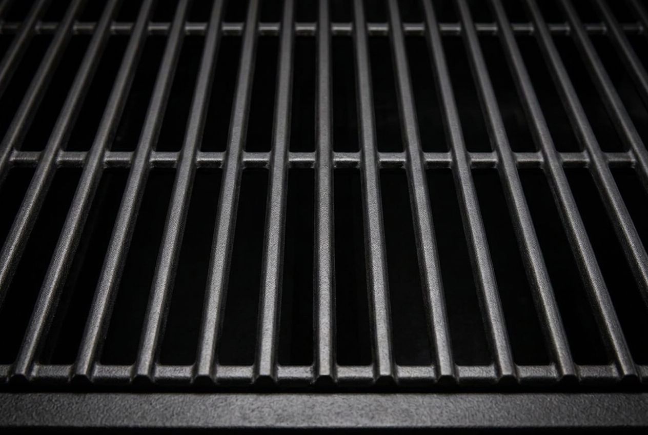 Grill grate perfectly clean after using FYRVOX