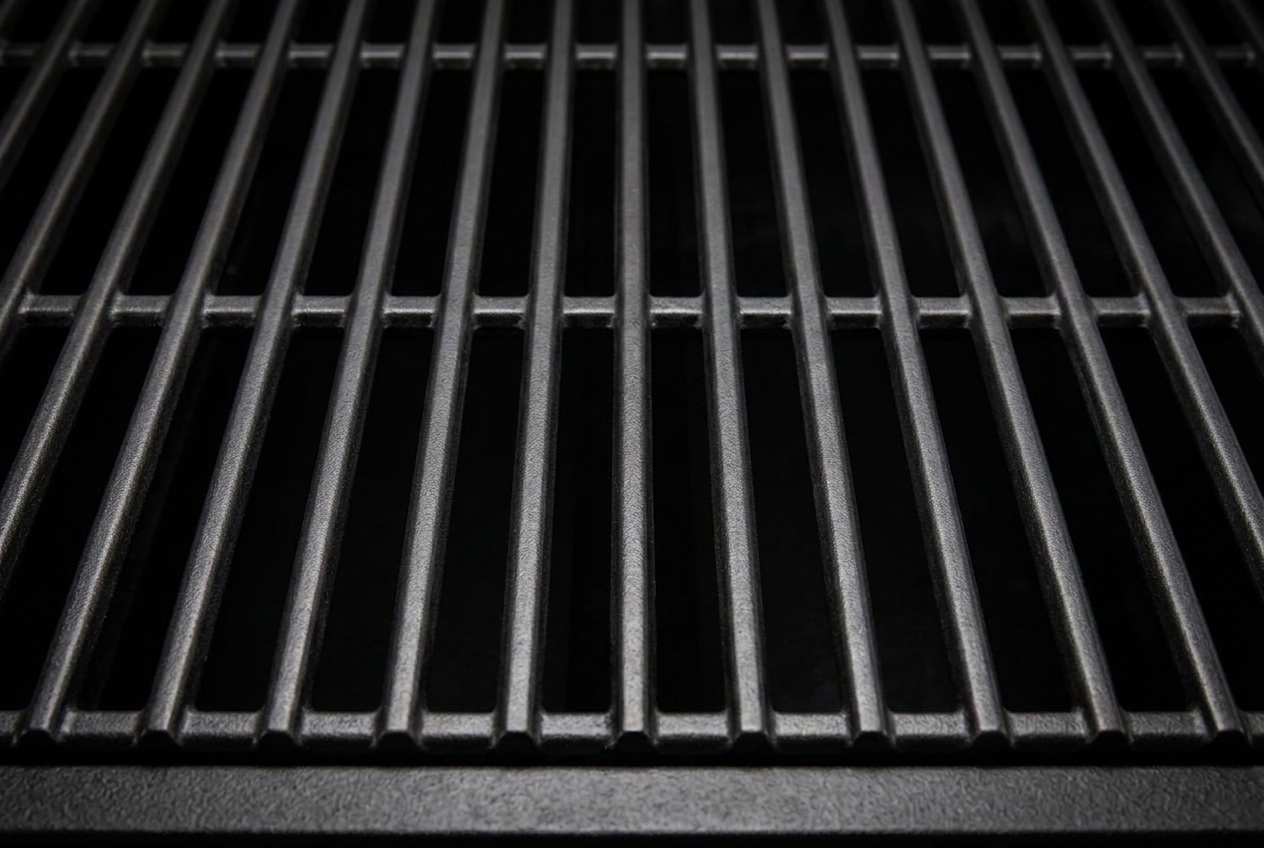Grill grate perfectly clean after using FYRVOX