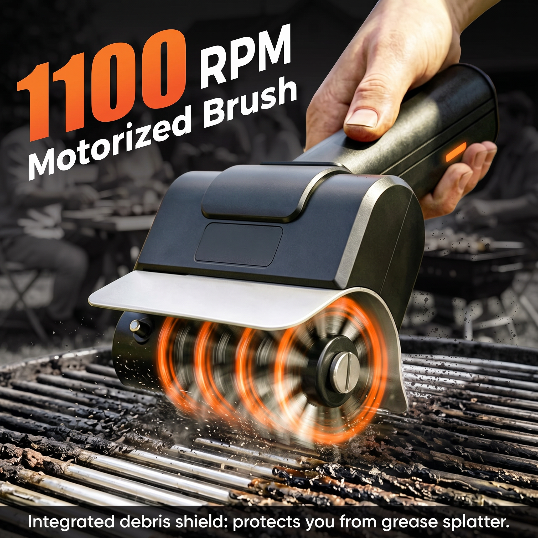 FYRVOX 1100 RPM motorized roller
